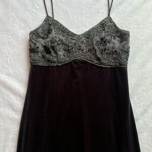 Rhapsody Black Lace Chemise